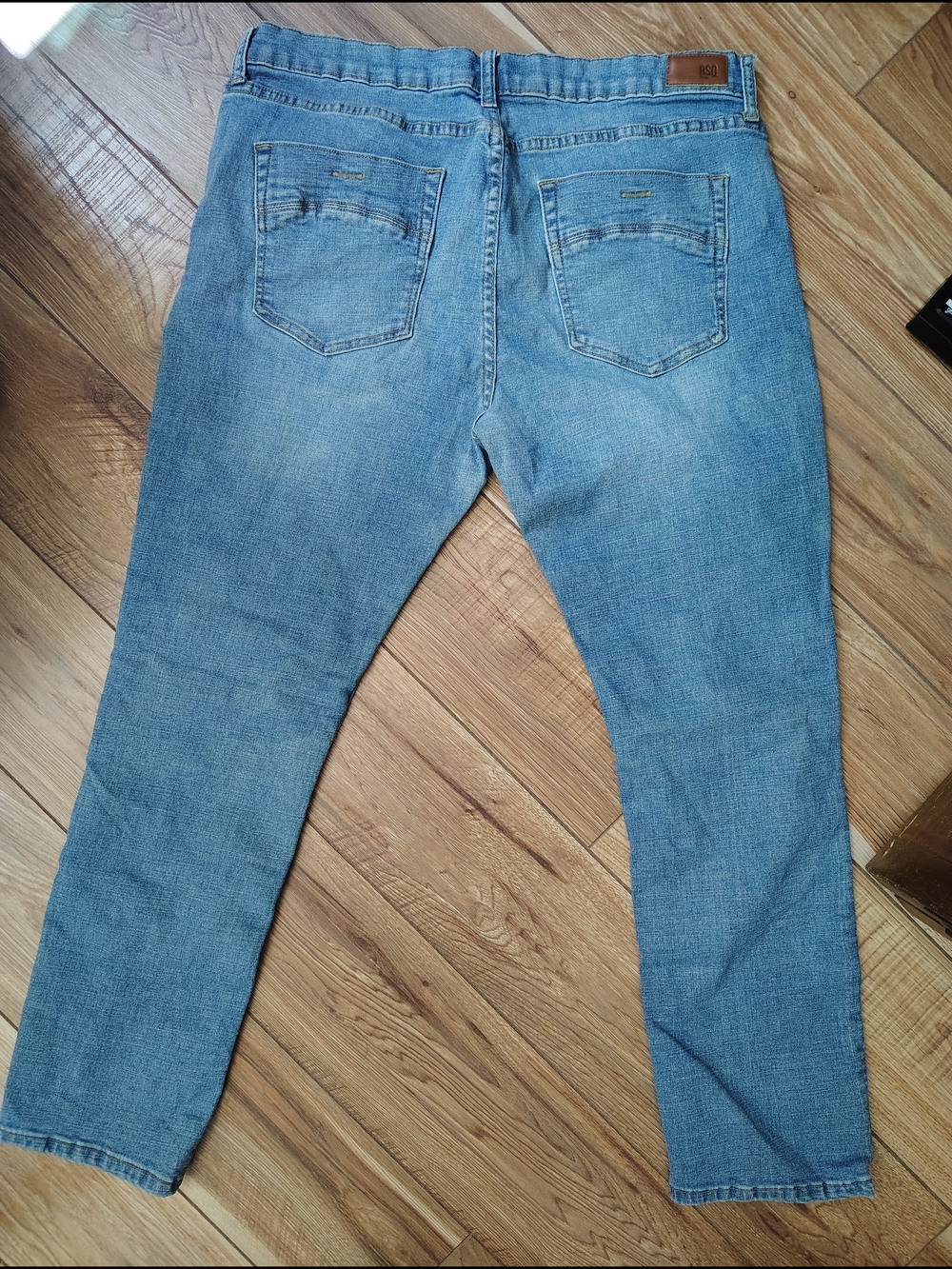 RSQ Light Blue Men’s Slim Straight Jeans - Picture 3 of 8